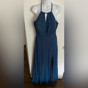 azazie bridesmaid dress Neptune